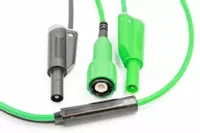 BNC to 4mm Banana Plugs Lead - Green